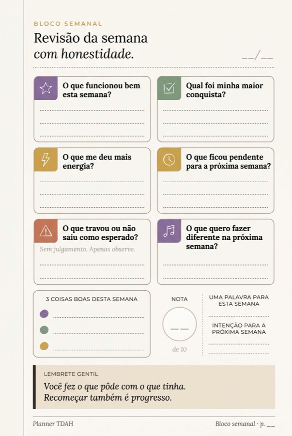 Miniatura do bloco Revisões da semana